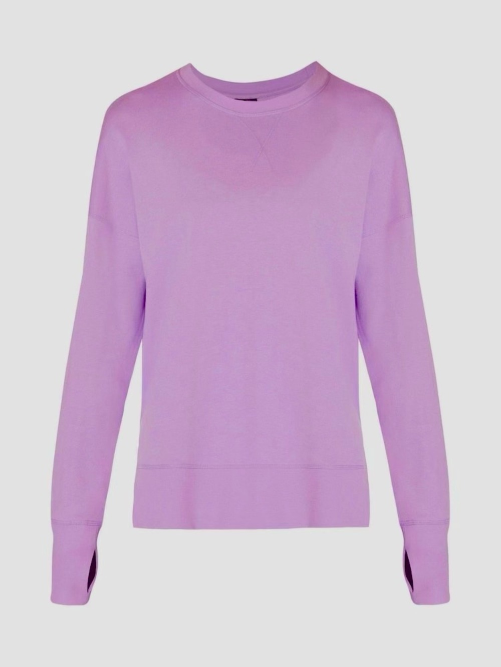 NEW Sweaty Betty After Class Split Sweatshirt, Organic Cotton Longline Crewneck - Picture 15 of 15